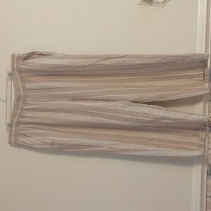 Old Navy High Rise Linen Blend Wide Leg  Pants XLARGE